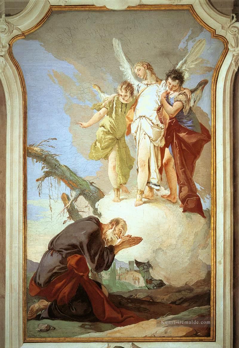 Palazzo Patriarcale Die drei Engel erscheinen Abraham Giovanni Battista Tiepolo Ölgemälde